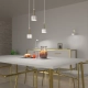 lafabryka.pl Lampa wisząca ARENA WHITE/GOLD 3xGX53 MLP7756 Milagro